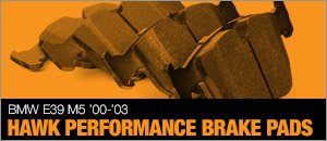 BMW E39 M5 Hawk High Performance Brake Pads