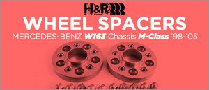 Mercedes-Benz W163 Chassis M-Class Wheel Spacer Kits