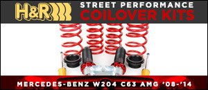 Mercedes-Benz W204 C63 AMG H&R Performance Coilover Kit