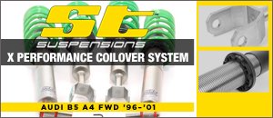 Audi B5 A4 FWD ST X Performance Coilovers