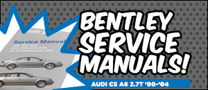 Audi C5 A6 2.7T Bentley Service Manuals