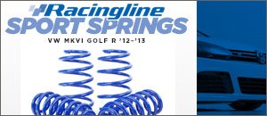 VW MKVI Golf R Racingline Sport Springs