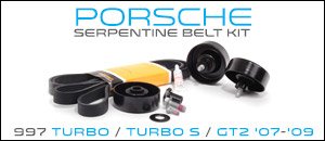 Porsche 997 Turbo/Turbo S/GT2 Serpentine Belt Kit