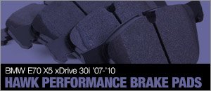 BMW E70 X5 Hawk High Performance Brake Pads