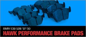 BMW E39 528i Hawk High Performance Brake Pads