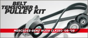 Mercedes-Benz W209 Belt Tensioner And Pulley Kit