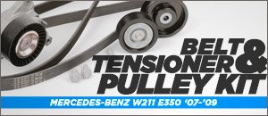 Mercedes-Benz W211 E350 Belt Tensioner And Pulley Kit