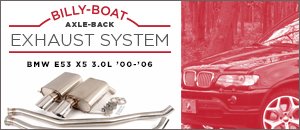 BMW E53 X5 3.0L Billy-Boat Axle-Back Exhaust System