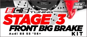 Audi B8 S5 ECS Stage 3 Front Big Brake Kit
