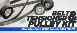Mercedes-Benz W212 E350 Belt Tensioner And Pulley Kit