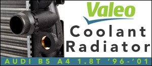 Audi B5 A4 1.8T Valeo Coolant Radiator