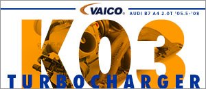 Audi B7 A4 2.0T K03 Turbochargers