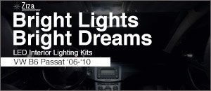 VW B6 Passat Ziza LED Interior Lighting Kit