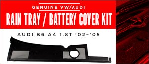 Audi B6 A4 1.8T Genuine Rain Tray/Battery Cover Kit