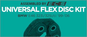 BMW E46 323/325 ECS Assembled Universal Flex Disc Kits