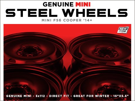 ECS News - MINI F56 Cooper Base Genuine Steel Wheels