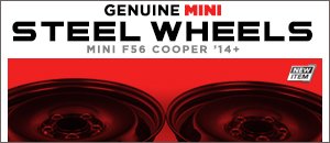 MINI F56 Cooper Base Genuine Steel Wheels