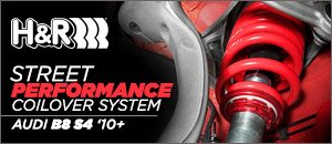 Audi B8 S4 H&R Street Performance Coilover System