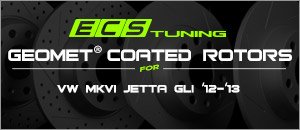 VW MKVI Jetta GLI ECS GEOMET&reg; Rotors
