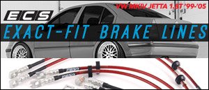 VW MKIV Jetta 1.8T ECS Exact-Fit Brake Line Kit