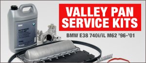 BMW E38 740i/iL Valley Pan Service Kits