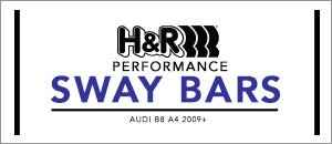 Audi B8 A4 H&R Performance Sway Bars