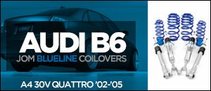 Audi B6 A4 30V JOM Blueline Coilovers