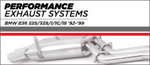 BMW E36 325/328/i/ic/is Performance Exhaust Systems