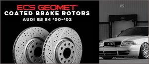 Audi B5 S4 ECS GEOMET&reg; Coated Rotors