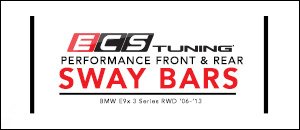 BMW E9x 3 Series RWD ECS Front & Rear Sway Bars