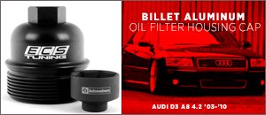 Audi D3 A8 4.2L ECS Billet Aluminum Oil Filter Housing