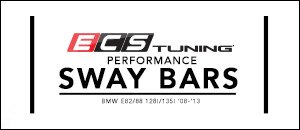 BMW E82/E88 ECS Front & Rear Sway Bars