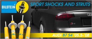 Audi B7 S4 Bilstein Sport Shocks & Struts Kit