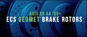 Audi B8 A4 ECS GEOMET&reg; Brake Rotors