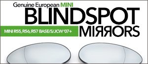 MINI R55, R56, R57 European Blind Spot Mirrors