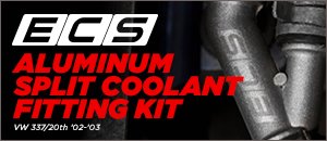 VW 337/20th ECS Aluminum Coolant Split Pipe