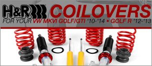 VW MKVI Golf/GTI/R H&R Performance Coilovers
