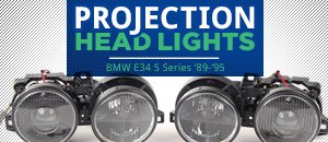BMW E34 5 Series Depo Projection Headlights