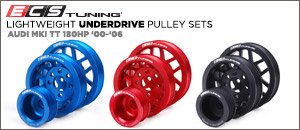 Audi MKI TT 180 ECS Lightweight Underdrive Pulley Sets