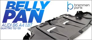 Audi B6 A4 1.8T Quattro Bremmen Belly Pan