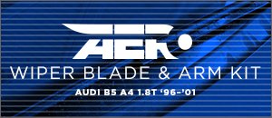 Audi B5 A4 Front Aero Wiper Conversion Kit