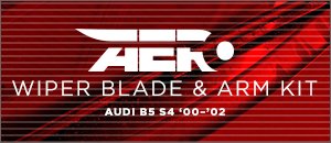 Audi B5 S4 Front Aero Wiper Conversion Kit