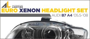 Audi B7 A4 Euro Xenon Headlight Set