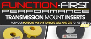 996 911 Turbo Function-First Transmission Mount Inserts
