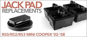 MINI R50/R52/R53 Cooper Jack Pad Replacements