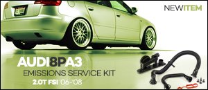 Audi 8P A3 2.0T FSI Emissions Service Kit