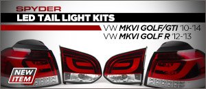 VW MKVI GTI/R Spyder LED Tail Light Sets
