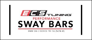 BMW E46 3 Series ECS Front & Rear Sway Bars