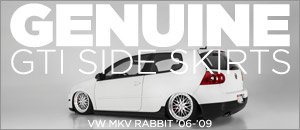 Volkswagen MKV Rabbit OEM GTI Side Skirts