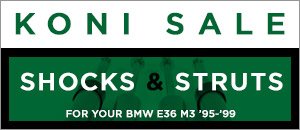 BMW E36 M3 Koni Shocks & Struts